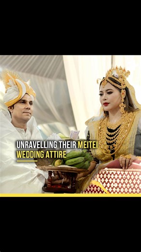 2M views · 85K reactions | What is Potloi and Kokyet that Lin Laishram and Randeep Hooda wore for their Traditional Meitei Wedding Ceremony? | Indiatimes | Facebook