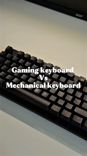 Gaming keyboard VS mechanical keyboard #viral #fyp #keyboard #mechanicalkeyboard #gamingkeyboard