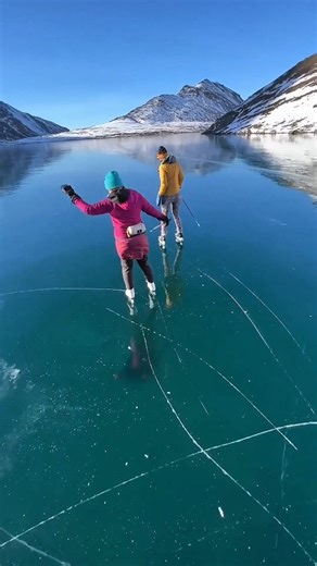 D_FactZ on Instagram: "Never Make These Mistakes When You Go Skating on Ice. Ice screws work by using a hollow design and sharp teeth to cut into frozen water without cracking it, creating a high-strength anchor. For safety, ice thickness is the golden rule: ​4 Inches: Safe for walking, skating, or sliding. ​8–12 Inches: Minimum required for a car or light SUV. ​12–15+ Inches: Required for heavy trucks. ​Crucial Note: Only clear blue ice is structurally sound. White "snow ice" is filled with air