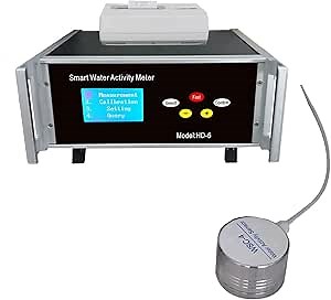 Water Activity Meter Tester for Food LCD Display Range 0 to 1.000aw with 1 High Precision Sensor and Printer