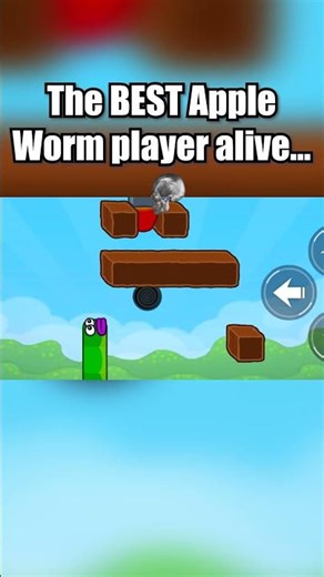 How can someone be so bad at Apple Worm? 😭 #appleworm