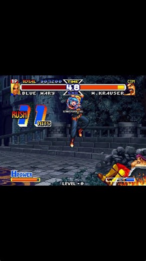 REAL BOUT FATAL FURY SPECIAL - EX BLUE MARY COMBO INSANO 🤯 #insanecombo #tas #fatalfury