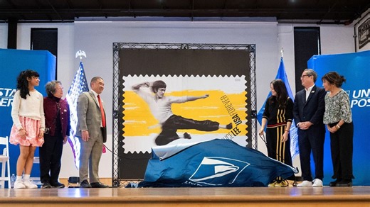 USPS unveils Bruce Lee Forever stamp at Seattle ceremony honoring martial arts icon