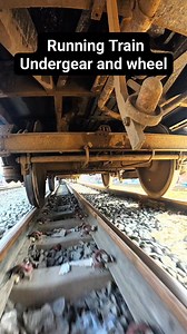 Running train undergear and wheel #viralreelschallenge #locomotive #wheels | Railway Gallary Rail