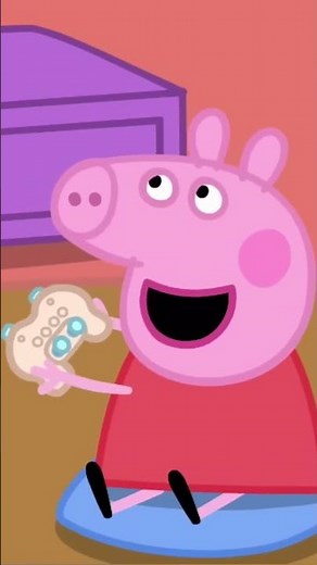 Peppa Pig & Rebecca Rabbit Team Up! 🎮🥕 #PeppaPigandFriends #shorts