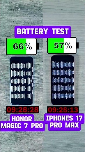 Honor Magic 7 Pro vs iPhone 17 Pro Max Which Has the BEST Battery Life?