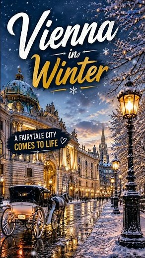 Winter in Vienna – Austria’s Snowy Wonderland ❄️🇦🇹
