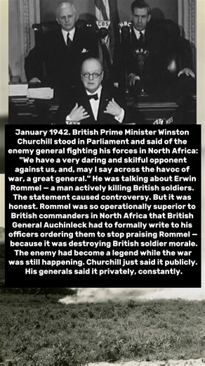The Enemy General So Respected By Britain That Churchill Praised Him In Parliament Mid-War