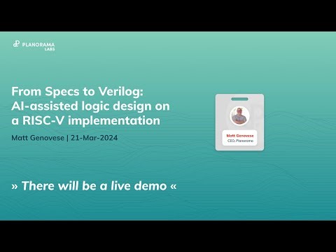 From Specs to Verilog: AI assisted logic design on a RISC-V implementation