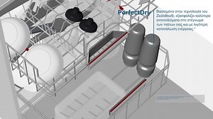 Από το πλυντήριο, στο ράφι, χωρίς να μεσολαβεί πετσέτα. Ξέχασε το στέγνωμα, ειδικά των πλαστικών σκευών, με την τεχνολογία Perfect Dry. Τρισδιάστατη ροή αέρα για το απόλυτο στέγνωμα! https://bit.ly/31fRO5h | Bosch Home