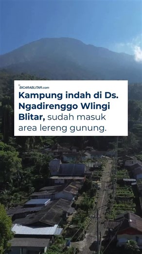 Kampung berada di kawasan perkebunan teh Sirah Kencong. . . . #blt #bicarablitar | Bicarablitar.com