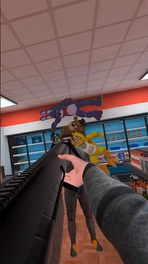 LONGEST SNIPER SHOT IN BONELAB (not lying) #bonelab #vr #vrshorts #shorts #gun #sniper #modgaming