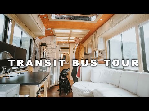 Transit Bus Conversion Tour - Vintage Silver Eagle Bus