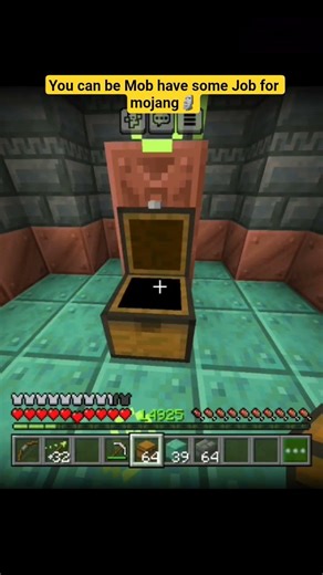 Minecraft Mojang Come to mob make job😮 #shorts