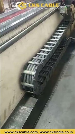 🔧 Drag Chain Running in Machine | Smooth Cable Management in Action #machineautomation