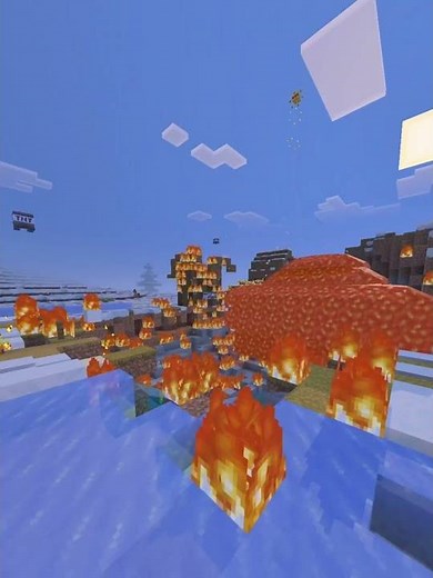 exploding Minecraft villages 6 #minecraft #tnt