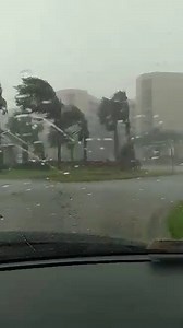 󾠁 — Wow! This video was taken around 12:30 p.m. near Ponce Inlet. Ross Thomas Glabis said he spotted trees and power lines down, as well as some flooding. mynews13.com/radar | Spectrum News 13