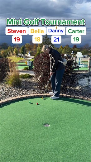 16K views · 120 reactions | Mini Golf Tournament #2 18 holes (Holes 7-9) Bella with the early lead! #golf #minigolf #minigolfing #puttputt #puttputtgolf #season2 #golftiktok #golftok #golfer #foryoupage #fyp @Twin Tour Golf @Bella Dory @Carter Steffes | Coreytonge | Facebook