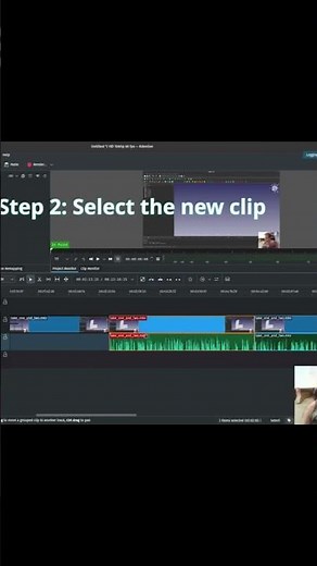 Remove audio from clip in 21s! using Kdenlive
