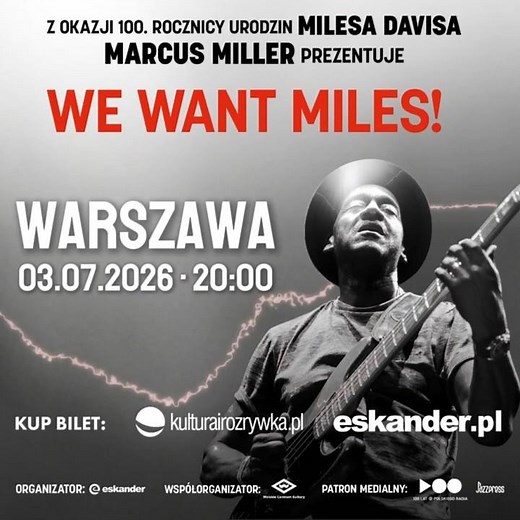 🎥 Marcus Miller invites you to the "We Want Miles!" concert