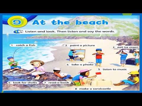 Super Minds 1 Unit 9 At the beach CD3 34 page106