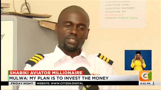 Shabiki aviator millionaire: Matatu driver is the new Shabiki aviator winner. Mweu Mulwa won KSH.2m in the aviator game Mulwa: My plan is to invest the money #CitizenFridayNight Lilian Muli Kanene | Citizen TV Kenya