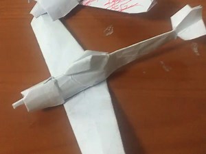 ki84疾风战斗机折纸（用torself基本型）