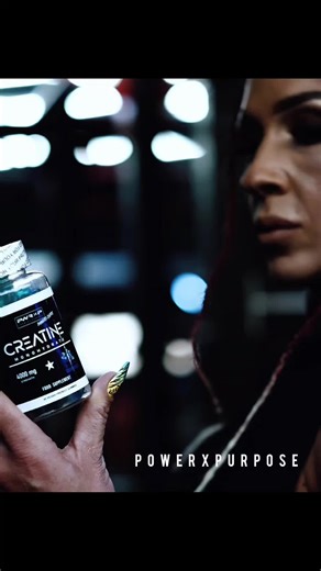 YOUR CREATINE AWAITS 😈 #powerxpurpose #creatine #creatinemonohydrate #musclemommy #bodybuilding