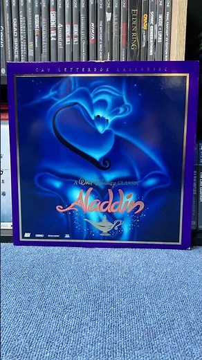 ALADDIN Disney CAV LaserDisc 🇺🇸 | THX Letterbox Edition