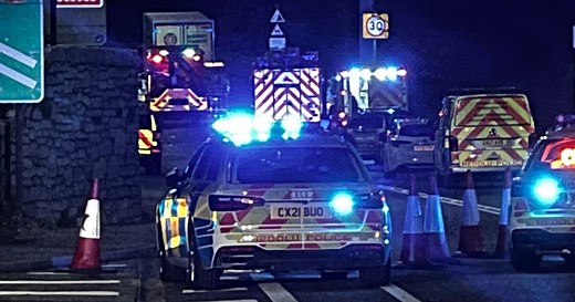A55 stretch closed after serious early hours crash - recap