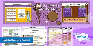 PlanIt Maths Year 2 Addition and Subtraction Lesson Pack 6: Using the Inverse to Solve Problems