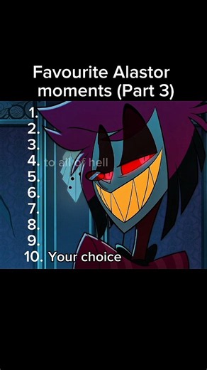 Alastor moments (part3) 😈#hazbinhoteledit #hazbinhotel #alastor