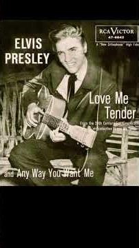 Any Way You Want Me - Elvis Presley ‧ 1958 エルビス