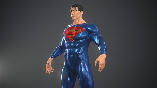 SUPERMAN INSPIRED FROM (2013) SUIT, Nishchay Singh