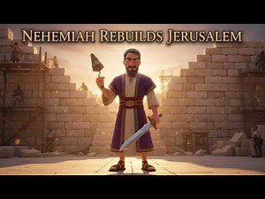 Nehemiah Rebuilds Jerusalem's Wall in 52 Days | Animated Bible Story Explained