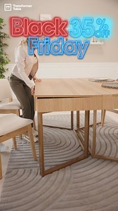 1.1K views |  BLACK FRIDAY IS HERE! 35% OFF SITEWIDE!   Work from home ➡️ ️ Dinner with friends — all with one piece that transforms in seconds. The Table-to-Desk adapts to your life, not the other way around. ✨ | Transformer Table | Facebook