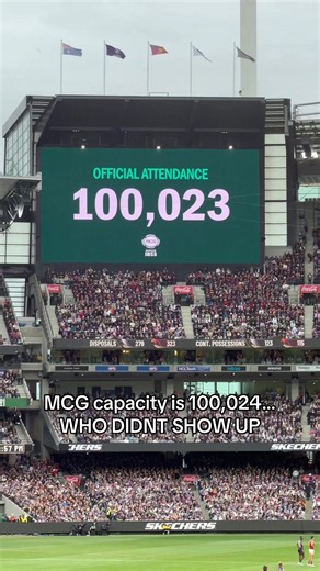We can’t hit capacity at the MCG 🫪 #AFL #grandfinal #footy #melbourne