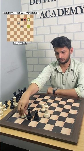 Can You Find the Best Move for White? Rook and Pawn vs Rook Chess Endgame #chessshorts #chess