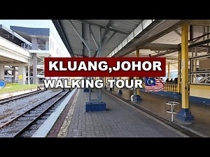 MALAYSIA KLUANG Johor Healing Town Walk Tour 2025 | HDR