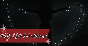 DIY LED Isis Wings! - SPARKLY BELLY