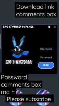 white 444 hack panel #white444 #ffpanel #spg #hacker