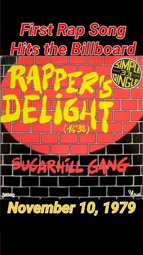 Rapper’s Delight becomes first Rap song on Billboards #rap #music #history