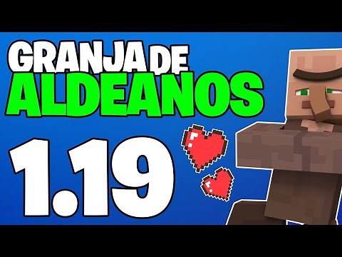 COMO HACER una GRANJA de ALDEANOS en Minecraft 1.19.4 - Tutorial
