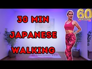 30 Min Japanese Walking Cardio Workout | Walking + 3 Min Running Intervals | Fat Burn & Stretching