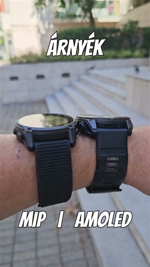 Garmin AMOLED vs. MIP