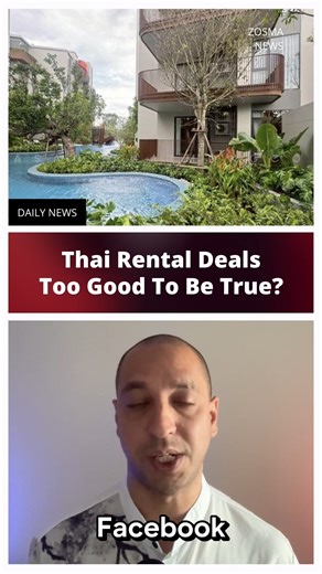 That “cheap Thailand villa” could be a copy-paste scam. More news on www.zosmanews.com #Thailand #ScamAlert #Travel #Tourism #ZOSMANews | ZOSMA