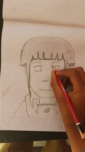 how to draw hinata yoga