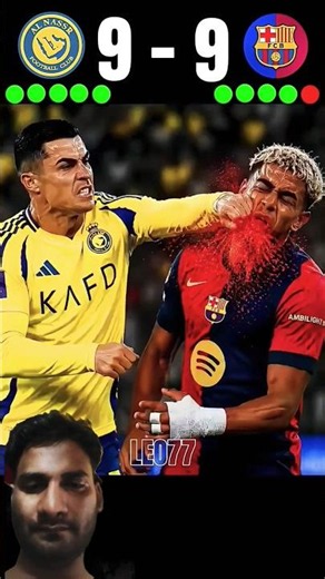 Al-Nassr Vs FC 🤯🔥Barcelona PENALTY 🥶SHOOTOUT || IMAGINARY MATCH 2030 |l #football #shorts #cr7