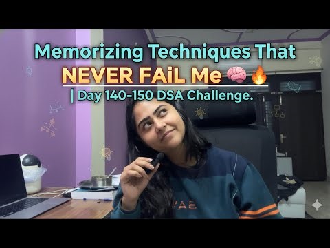 Memorizing Techniques That NEVER Fail Me 🧠🔥 | AKTU | Day 140–150 DSA Challenge