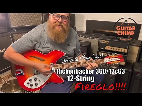 2021 Rickenbacker 360:12c63 12 String Electric Guitar Fireglo